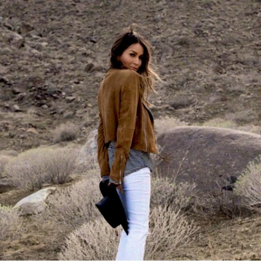 Paige Tiana Suede Cropped Jacket - Picture 10 of 10